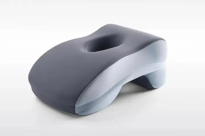 Almohada De Viaje De Memoria De Algodón Soporte Cervical Cojín De Descanso Para Oficina Y Comida Almohada Ortopédica Para Estudiantes Y Trabajo Rectangular Anti-estática Y Terapéutica - 1