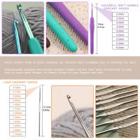 Kit De Tejer Crochet BUDDUR Con Agujas Y Hilo De Algodón Herramientas Profesionales Para Manualidades DIY - details 5