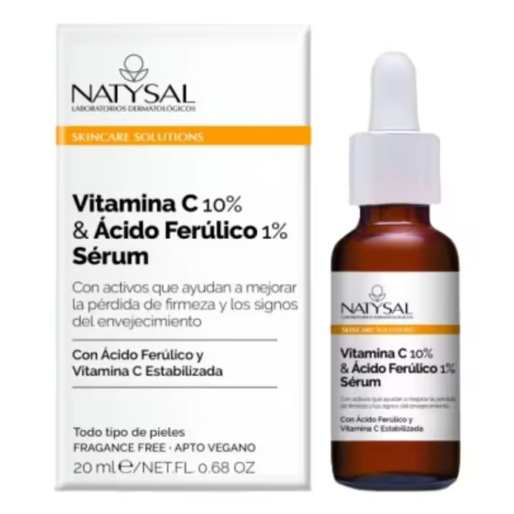 Vitamina-C y Acido Ferulico Serum 20ml Natysal - 1