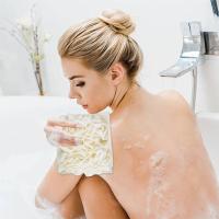 Bola De Baño Creativa 2 En 1 Toalla Loofah Con Cierre De Cordón Exfoliante Suave Esponja De Ducha Herramienta De Cuidado De Piel - details 11