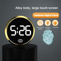 Reloj Digital LED Mini Para Coche Tipo Toque Adorno Automotriz Stick-On Interno Pantalla Táctil Para Vehículos - details 14