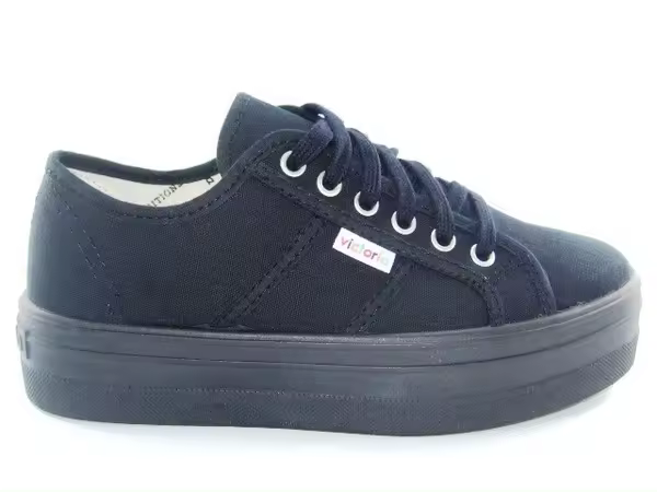 ZAPATILLA CON PLATAFORMA VICTORIA 9201 NEGRO - 1