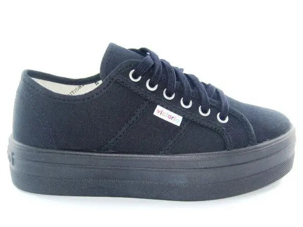 ZAPATILLA CON PLATAFORMA VICTORIA 9201 NEGRO - 1