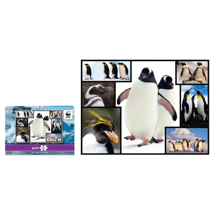 WWF PUZLE - PINGUINOS 1000 PIEZAS - 1