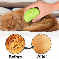 Peine Para Mascotas 3 En 1 Con Vapor Para Perros Y Gatos Limpieza Automática Masaje Eliminación De Pelos Con Spraying - details 3