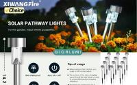 Spotlight Solar LED 9 Luces Para Exterior IP65 Impermeable Brillo Ajustable Iluminación Para Jardín Patio Entrada Decoración Luz - details 3