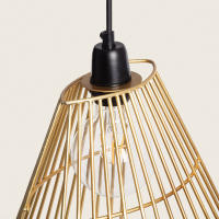 Ledkia Lámpara Colgante Dorada de Metal Kerani para Interiores decoración hogar - details 2