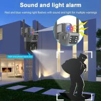 4K 8MP 4G Doble Lente PTZ Cámara Solar Pantallas Dobles PIR Seguimiento Humano Exterior WIFI Seguridad CCTV Vigilancia Cámara IP - details 9