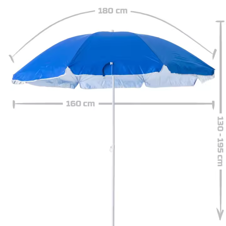Pack de sombrilla de playa de 8 varillas y soporte de arena con protección solar UPF+50 Lola Home - 1