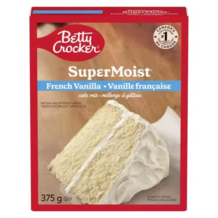 Betty Crocker - Super Moist cake mix French Vainilla 375g - 1