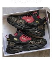 Zapatillas De Hombre Alta Comodidad Transpirables Casual Versátiles Con Suela Gruesa Para Otoño 2026 Cuero Artificial Malla - details 17