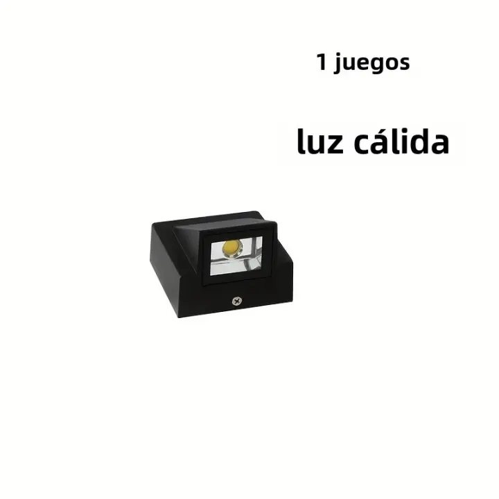 Lámpara De Pared LED Impermeable En Aleación De Aluminio Luz De Seguridad Exterior Moderna 5W Instalación En Muro Iluminación Exterior - 1