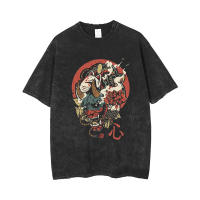 Camiseta Vintage Para Hombre Algodón Holgada Con Mangas Cortas Estampado Acido Camisetas Unisex Casual Transpirable - details 5