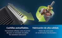 Philips Set Arreglo Personal Serie 3000, 9 accesorios (cara+cabeza), Cuchillas autoafilables, 60 min autonomia, incliuye barbero, recortador de detalles, naricero, peine ajustable barba, 2 peines barba corta, 3 peines cabeza y funda. (MG3740/15) - details 2