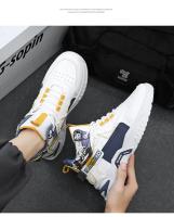 Zapatos Casuales Para Hombre Zapatillas De Moda Con Cordones Color Coordinado Comodidad Invierno Plataforma Antideslizante Tenis Gruesos - details 15