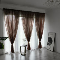 Cortinas De Moda Para Ventana Sencillas Y Modernas En Color Solido De Alta Calidad Decoración Festiva Para Bodas Y Hogar - details 101