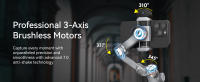 AOCHUAN Smart XPro Ai Gimbal Estabilizador Inteligente Para iPhone Y Android 3-Ejes Sin Necesidad De App Rastreo Facial - details 4