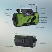 Radio portátil Power Bank Radio meteorológica de emergencia con NOAA/AM/FM USB/solar/manivela de carga alarma SOS y linterna, Radio meteorológica de emergencia - details 7