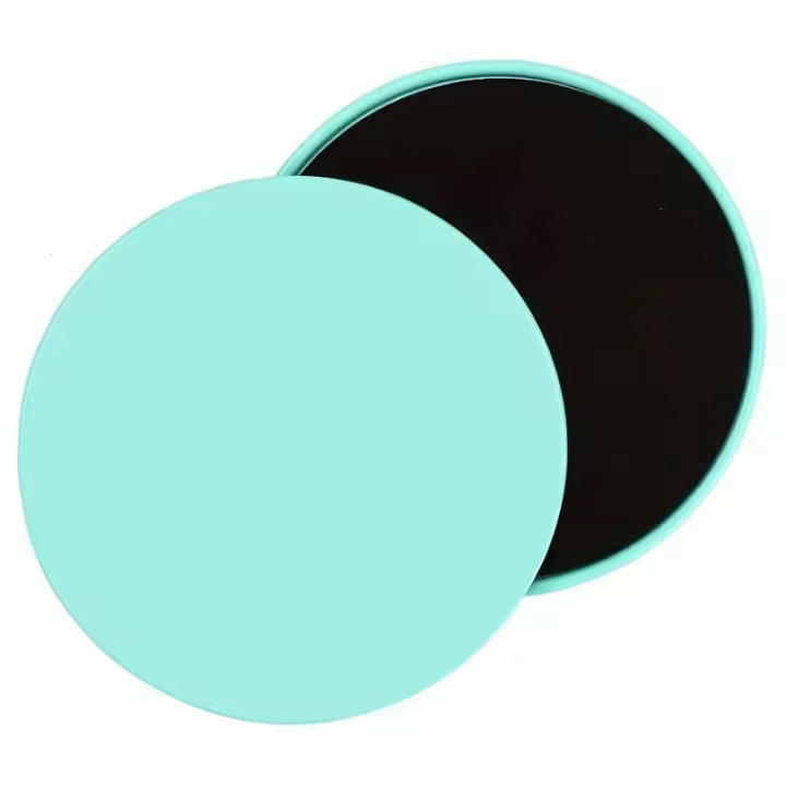 IMAXWAVE Discos deslizantes de doble cara para fitness, yoga y pilates, discos de deslizamiento, sliders para ejercicio y core, discos de entrenamiento, discos para planchas en casa y gimnasio - Verde - 1