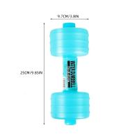 2pcs De Dumbbell Ajustable De Agua De 1000ml Para Mujer Equipo De Ejercicio De Pérdida De Peso Y Yoga Entrenamiento De Gimnasio - details 6