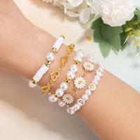 Kit De Hacer Pulseras Con Bolas De Arcilla DIY Bolas Planas Para Joyería De Amistad Con Encantos Regalos Para Niñas Material Acrílico - details 3