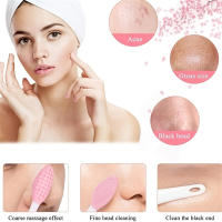 Cepillo De Exfoliación Para Nariz Doble Cara De Silicona Para Hombres Y Mujeres Eliminación De Quistes Y Piel Muerta - details 12