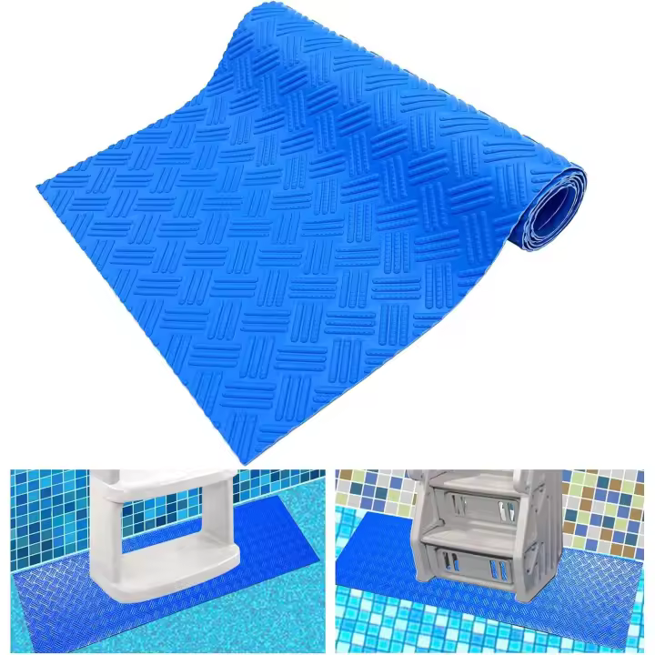 Alfabrilla protectora para Escalera de Piscina, alfabrilla para Escalera de piscina with Textura antideslizante - 1