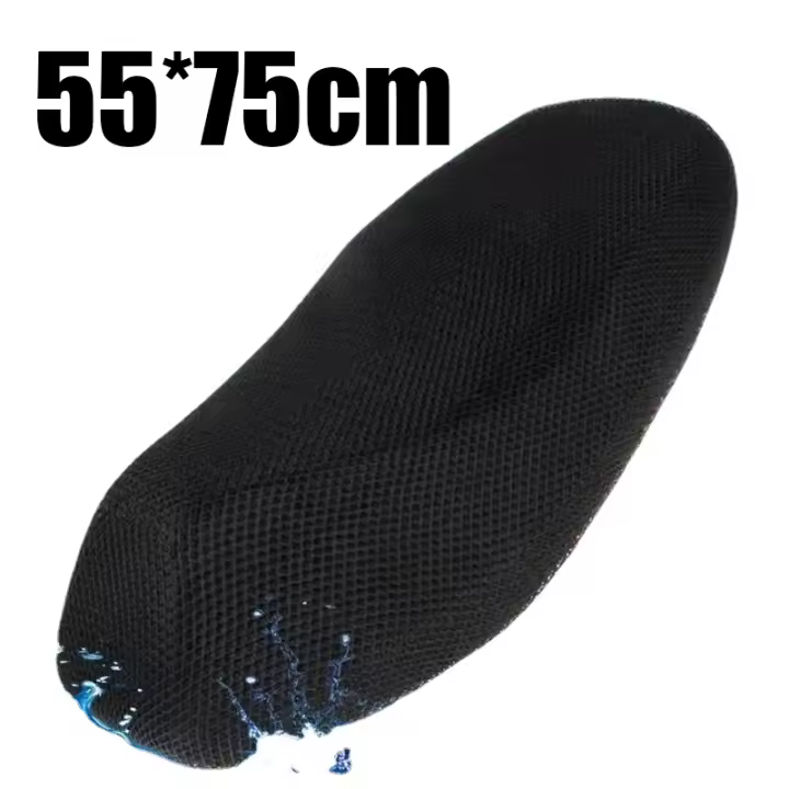 Cubierta De Asiento De Motocicleta Veraniega 3D Malla Transpirable Cubierta Antideslizante Para Scooter Almohadilla De Protección Red - 1