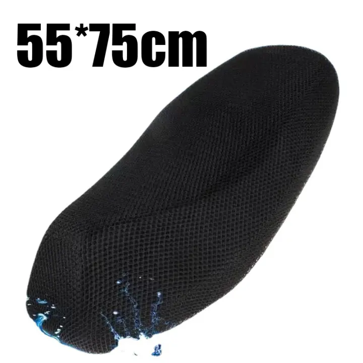 Cubierta De Asiento De Motocicleta Veraniega 3D Malla Transpirable Cubierta Antideslizante Para Scooter Almohadilla De Protección Red - 1