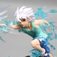 Figura De Anime HUNTER×HUNTER Killua Zoldyck 18cm PVC Colección De Modelos Para Escritorio Regalo Para Niños Juguetes - details 2