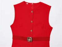 Vestido Largo Negro Para Mujer Estilo Casual Elegante Con Botones Y Manga Corta Para Primavera Verano 2025 Vestidos De Polyester A-Line - details 34