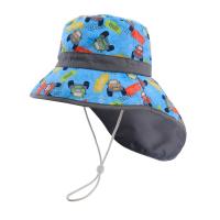 Nueva Gorra De Pescador Panama Para Bebés Con Protección Solar Y Estilo De Playa Ajustable Para Niños Y Niñas Cartoon Cuidado Del Ambiente Material De Algodón Sombrilla Ancha Para Exteriores - details 6