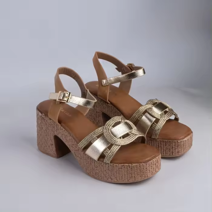 SANDALIA MUJER ORO 54761 - 1