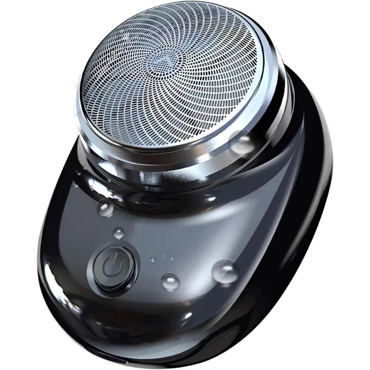 Mini máquina de afeitar Eléctrica para hombres, eléctricas en seco y húmedo, cargables por USB - 1