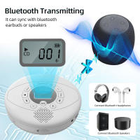 Reproductor De CD Portátil Bluetooth Walkman Con Altavoces Integrados Reproductor CD Recargable Con USB/AUX/Porta De Auriculares - details 13