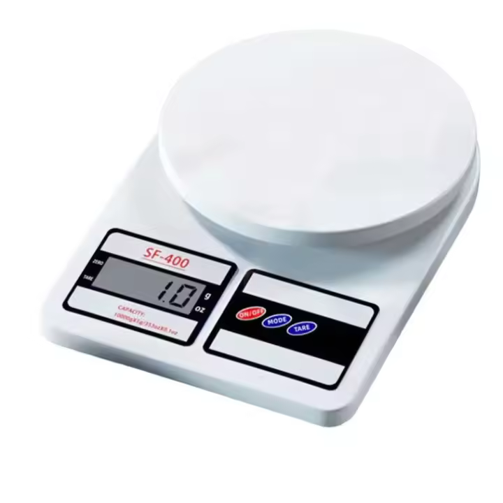 IPSDI Báscula Balanza Precisión Cocina Digital Portátil Pantalla Lcd Pesa De 1gr Hasta 10 Kg Para Pesar Harinas Arroz Azucar Alimentos Peso De Medición Balanza Electrónica De Cocina+Batería - 1
