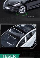 Modelo De Coche De Aleación 1:24 Tesla Model 3 Juguete Electrónico Para Niños Con Sonido Y Luz Colección De Metal Vehículo Simulación Regalo - details 9