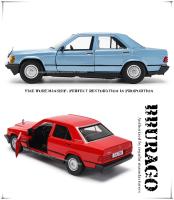 Coche De Carreras De Lujo De Bburago 1:24 Mercedes Benz 190E De 1987 Vehículo De Metal Para Colección Y Regalo Modelo a Escala - details 3