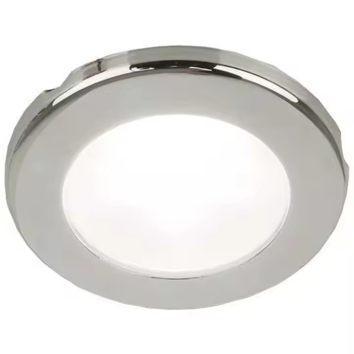 Hella Marine Plafonnier Led Euroled 75 Cover Blanc Chaud Acero Inoxidable 24v - 1