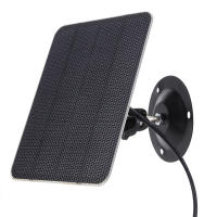 Panel Solar Monocrystallino 3W 5V Cargador De Energía Portátil Montaje En Pared IPX6 Para Cámara De Seguridad Exterior Inalámbrica - details 0