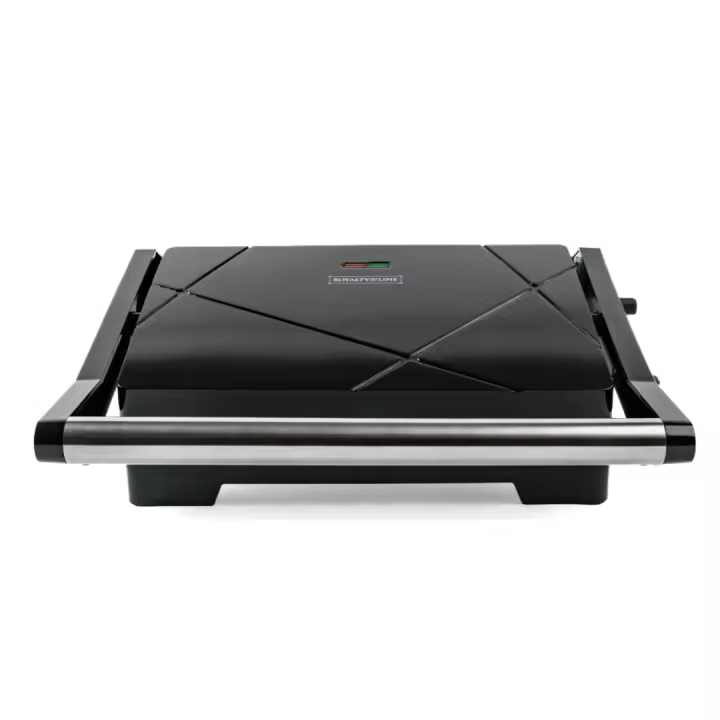 Sandwicheras y Panini, Parrilla Eléctrica, Grill, Regulador de Temperatura, Apertura de 180º, 1000w - 1