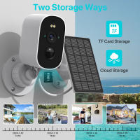 Cámara IP WiFi Exterior Solar Panel Batería Potenciada Vigilancia De Seguridad 1080P HD CCTV Video Con Detección De Humano iCSee - details 7