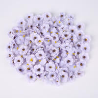 Cabezas De Margarita Multicolor De Seda Artificial 3cm Para Decoración De Boda Hogar Navidad Wreath Scrapbooking - details 12