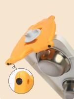 Cuenco De Acero Inoxidable Para Perros Con Soporte De Bambú Elevado Ajustable Alimentador De Alimentos Y Agua Para Gatos Accesorios Para Mascotas - details 6