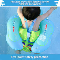 Anillo de natación para bebé Swimbobo, inflable, de PVC grueso, con protección solar para las axilas. - details 1