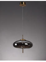 Lámpara Colgante LED Moderna De Vidrio Iluminación De Techo Fijación Por Cuerda Decoración De Dormitorio Luminaire Chandeliers - details 5