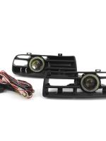Par De Luces Antiniebla Blancas Para VW Golf MK4 1998-2004 Con Grilles Del Parachoques Delantero Y Lámpara LED Angel Eyes - details 0