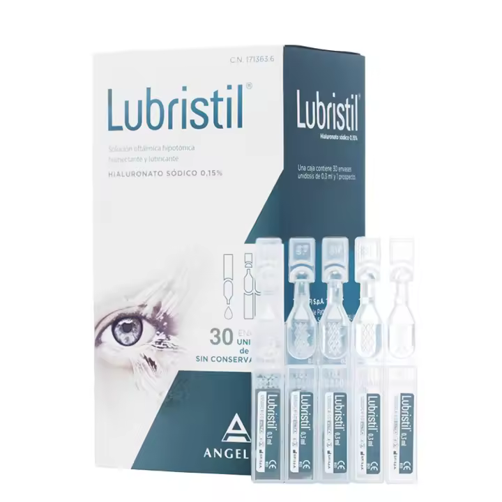 Angelini Lubristil Lágrimas Artificiales para Ojos Secos 30 monodosis - 1