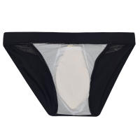 Bragas De Natación Para Hombre En Blanco Briefs Triangulares Sexys Ropa Deportiva De Playa Monocromáticas Polyester Spandex - details 21