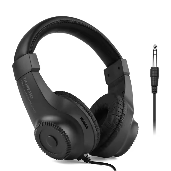 Auriculares De Monitoreo Estéreo Con Cable Over-ear 50mm Driver 6.5mm Plug Para Grabación Y Música (No Para PC) - 1